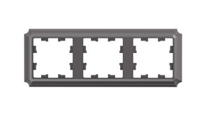 Systeme Electric AtlasDesign Antique мокко рамка 3-ая, универсальная ATN100603