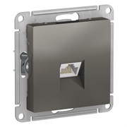 Systeme Electric AtlasDesign сталь розетка компьютерная RJ45, кат. 6A, механизм ATN000986