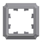 Systeme Electric AtlasDesign Antique сталь рамка 1-ая ATN100901