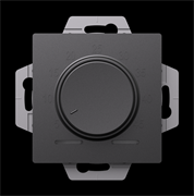 Systeme Electric AtlasDesign базальт термостат электрон. теплого пола с датчиком, 10A, механизм ATN001435