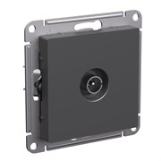 Systeme Electric AtlasDesign базальт розетка TV коннектор, механизм ATN001493