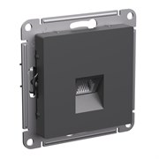 Systeme Electric AtlasDesign базальт розетка компьютерная RJ45, кат. 6A, механизм ATN001486