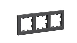Systeme Electric AtlasDesign базальт рамка 3-ая, универсальная ATN001403