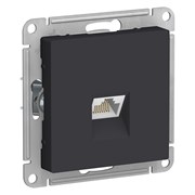 Systeme Electric AtlasDesign карбон розетка компьютерная RJ45, кат. 6A, механизм ATN001086 Systeme Electric AtlasDesign карбон розетка компьютерная RJ45, кат. 6A, механизм ATN001086