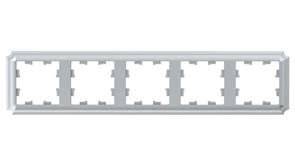 Systeme Electric AtlasDesign Antique алюминий рамка 5-ая, универсальная ATN100305