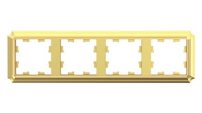 Systeme Electric AtlasDesign Antique Золото Рамка 4-ая, универсальная ATN101604