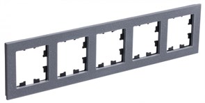 Systeme Electric AtlasDesign Nature мрамор айс грей рамка 5-ая, универсальная ATN343205