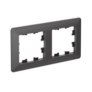 Systeme Electric AtlasDesign Air Базальт/дымчатый черный Рамка 2-ая ATN221402