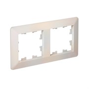 Systeme Electric AtlasDesign Air Жемчуг/дымчатый белый Рамка 2-ая ATN220402