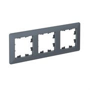 Systeme Electric AtlasDesign Air Грифель/дымчатый черный Рамка 3-ая ATN220703