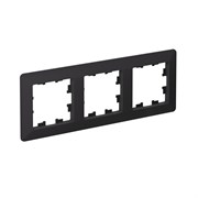 Systeme Electric AtlasDesign Air Карбон/дымчатый черный Рамка 3-ая ATN221003