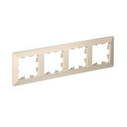 Systeme Electric AtlasDesign Air Бежевый/дымчатый белый Рамка 4-ая ATN220204