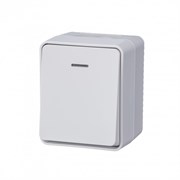 Systeme Electric AtlasDesign Profi54 наружный белый выключатель 1-клавишный с подсветкой 10 АХ IP54 ATN540113 Systeme Electric AtlasDesign Profi54 наружный белый выключатель 1-клавишный с подсветкой 10 АХ IP54 ATN540113