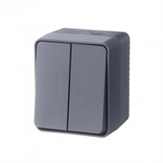 Systeme Electric AtlasDesign Profi54 наружный антрацит выключатель 2-клавишный 10 АХ ATN544051 Systeme Electric AtlasDesign Profi54 наружный антрацит выключатель 2-клавишный 10 АХ ATN544051