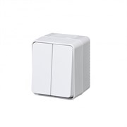 Systeme Electric AtlasDesign Profi54 наружный белый выключатель 2-клавишный 10 АХ IP54 ATN540151 Systeme Electric AtlasDesign Profi54 наружный белый выключатель 2-клавишный 10 АХ IP54 ATN540151