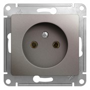 Glossa платина розетка без заземлениея GSL001241 Glossa платина розетка без заземлениея GSL001241