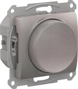 Glossa платина светорегулятор (диммер) повор-нажим, LED, RC, 400Вт, механизм GSL001223 Glossa платина светорегулятор (диммер) повор-нажим, LED, RC, 400Вт, механизм GSL001223