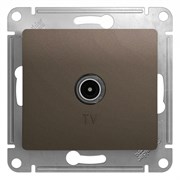Glossa шоколад розетка TV коннектор GSL000893 Glossa шоколад розетка TV коннектор GSL000893
