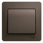 Glossa шоколад выключатель 1-клавишный, сх.1, 10АХ (в сборе) GSL000812 Glossa шоколад выключатель 1-клавишный, сх.1, 10АХ (в сборе) GSL000812