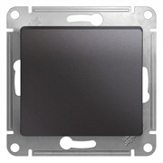 Glossa графит выключатель 1-клавишный, сх.1, 10AX GSL001311 Glossa графит выключатель 1-клавишный, сх.1, 10AX GSL001311
