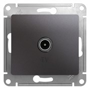 Glossa графит розетка TV коннектор GSL001393 Glossa графит розетка TV коннектор GSL001393