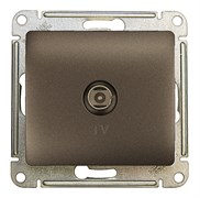 Systeme Electric Glossa Графит Розетка TV проходная 4DB GSL001392 Systeme Electric Glossa Графит Розетка TV проходная 4DB GSL001392