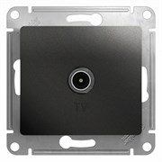 Glossa антрацит розетка TV коннектор GSL000793 Glossa антрацит розетка TV коннектор GSL000793