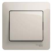 Glossa молочный выключатель 1-клавишный сх.1, 10AX (в сборе) GSL000912 Glossa молочный выключатель 1-клавишный сх.1, 10AX (в сборе) GSL000912