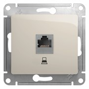 Glossa молочный розетка компьютерная RJ45 кат.5E GSL000981K Glossa молочный розетка компьютерная RJ45 кат.5E GSL000981K