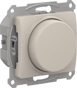Glossa молочный светорегулятор (диммер) повор-нажим, LED, RC, 400Вт, механизм GSL000923 Glossa молочный светорегулятор (диммер) повор-нажим, LED, RC, 400Вт, механизм GSL000923
