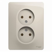 Glossa молочный розетка 2-ая без заземления (в сборе) GSL000920 Glossa молочный розетка 2-ая без заземления (в сборе) GSL000920