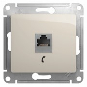 Glossa молочный розетка телефонная RJ11 GSL000981T Glossa молочный розетка телефонная RJ11 GSL000981T