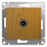 Glossa дерево дуб розетка TV коннектор GSL000593 Glossa дерево дуб розетка TV коннектор GSL000593