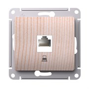 Systeme Electric Glossa Сосна Розетка компьютерная RJ45 кат.5Е, механизм GSL001581K Systeme Electric Glossa Сосна Розетка компьютерная RJ45 кат.5Е, механизм GSL001581K