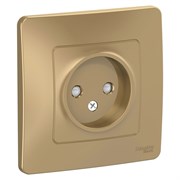 Blanca внутренняя титан розетка без заземления со шторками, 16А, 250В BLNRS000114 Blanca внутренняя титан розетка без заземления со шторками, 16А, 250В BLNRS000114