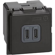 BTicino Living now зарядное устройство USB Стандарты С-С 3000мА 2 мод K4286C2