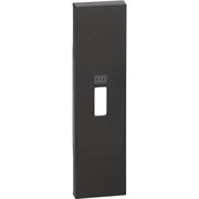 BTicino Living now чёрный лицевая панель для зарядных устройств USB 1 мод KG10C