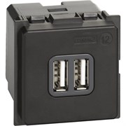 BTicino Living now зарядное устройство USB Стандарты А-А 3000мА 2 мод K4285C2