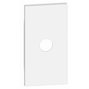 BTicino Living now белый лицевая панель для TV розеток и каб выводов с 1 отверстием 2 мод KW08M2
