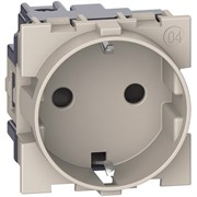BTicino Living now песочный розетка немецкого стандарта 2К+З 16А винт клеммы 2 мод KM4141