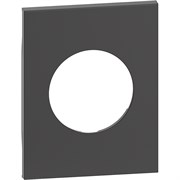 BTicino Living now чёрный лицевая панель для розеток 2К+З немецкого стандарта 3 мод KG04M3