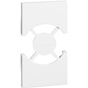 BTicino Living now белый лицевая панель для розеток 2К+З нем/итало стандарта 2 мод KW03
