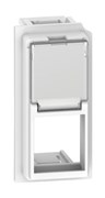 BTicino Living now белый лицевая панель для адаптеров Keystone RJ45 1 мод KW07K