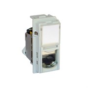 BTicino Living now белый розетка компьютерная RJ45 cat6a UTP 1 мод KW4279C6A
