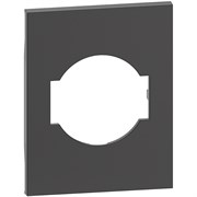 BTicino Living now чёрный лицевая панель для розеток 2К+З немецкого/итальянского стандарта 3 мод KG03M3