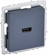 IEK Brite Base маренго розетка HDMI BR-H10-K35