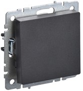 IEK Brite Base чёрный выключатель 1-клавишный 10А BR-V10-0-10-K02