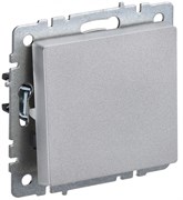 IEK Brite Base алюминий выключатель 1 - клавишный перекрёстный 10А BR-V13-0-10-K47