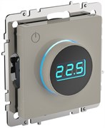 IEK Brite Base бежевый термостат электронный с индикацией (терморегулятор) BR-RT11-K10 IEK Brite Base бежевый термостат электронный с индикацией (терморегулятор) BR-RT11-K10