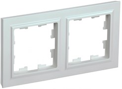 IEK Brite Base жемчуг рамка 2 места BR-M22-K36